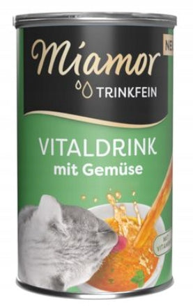 MIAMOR VITALDRINK WITH VEGETABLES AND CHICKEN DRINK CAT SOUP 6x135ml Manufacturer code 4000158743640