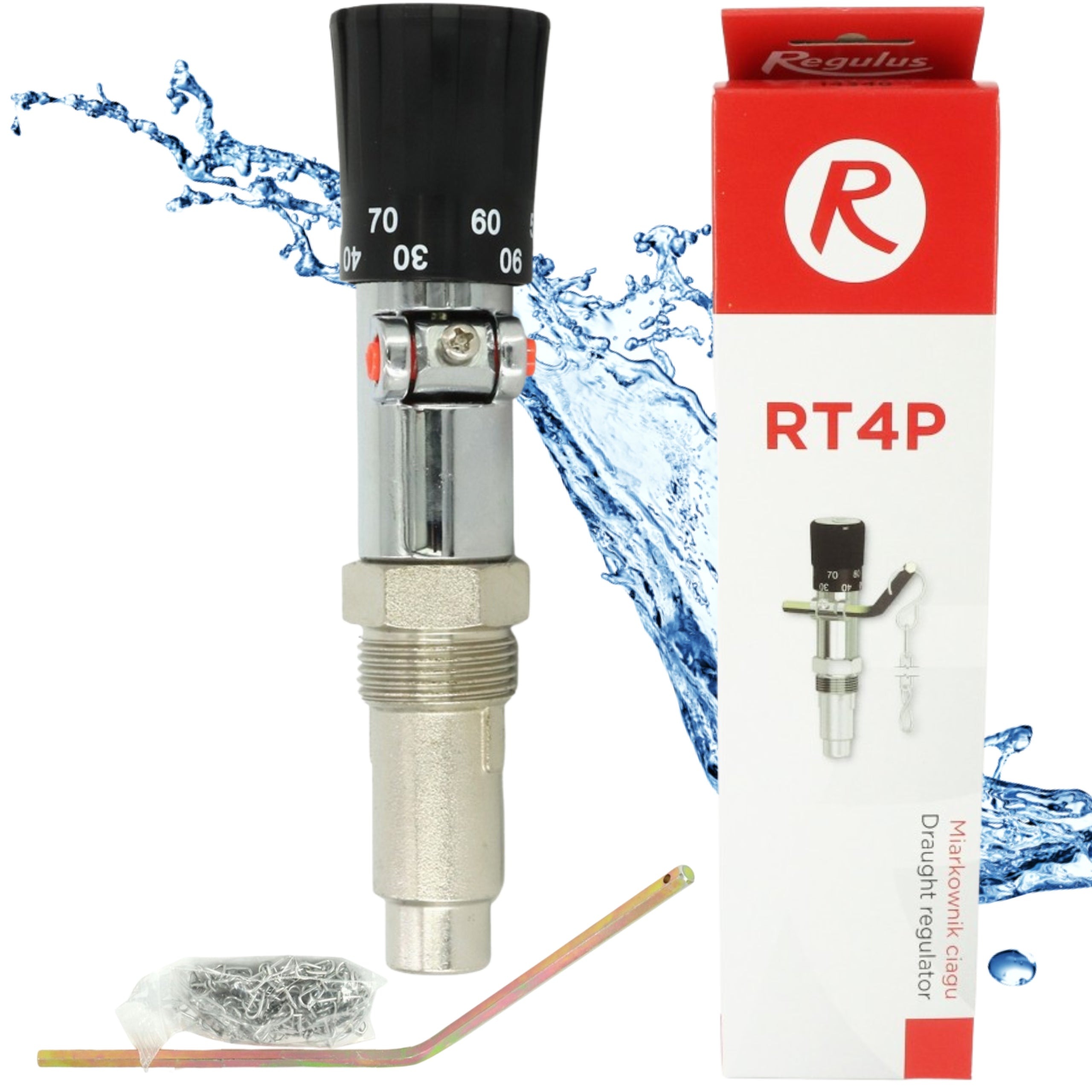 Kesselzugregler Regulus RT4, 3/4" 