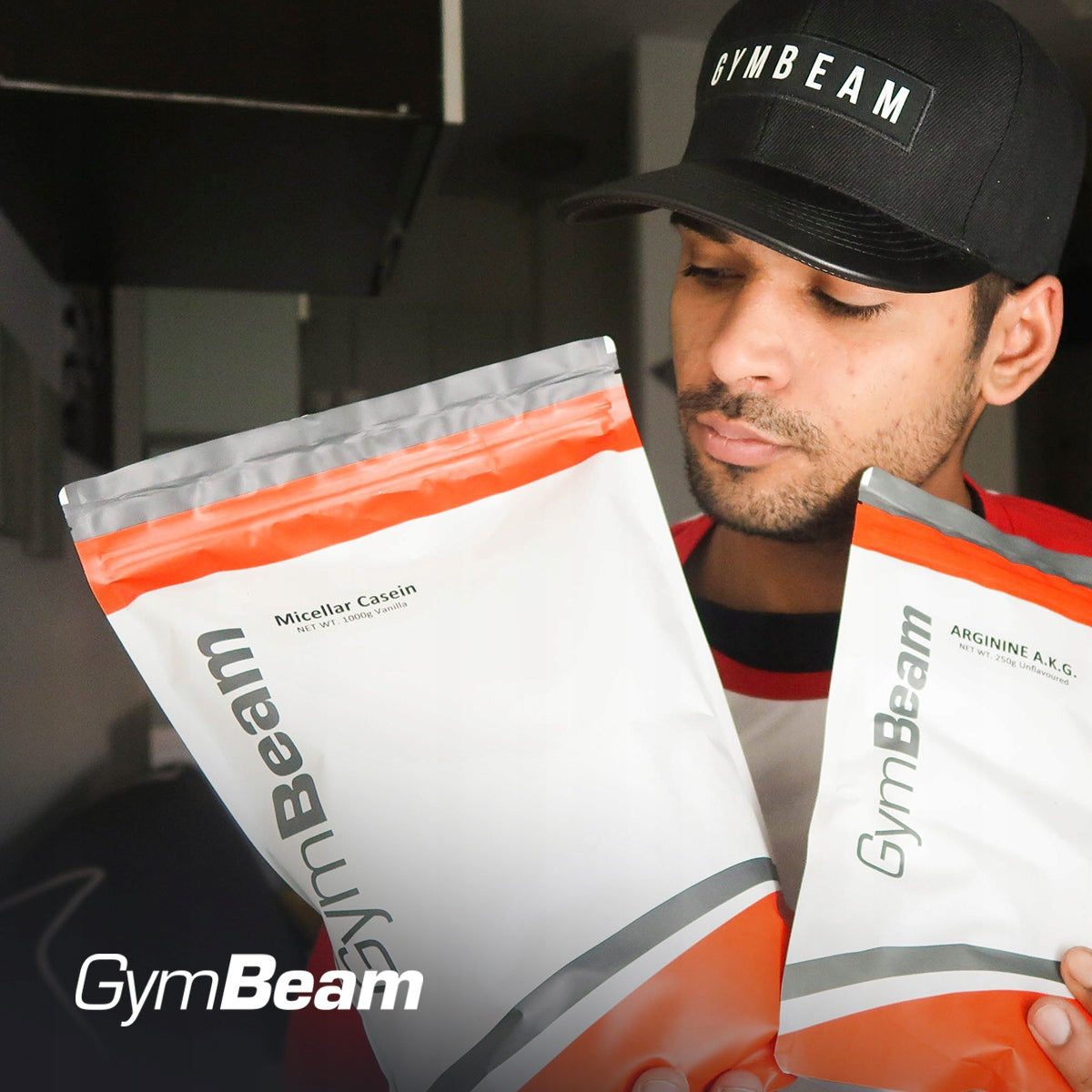 MICELLAR CASEIN NIGHT PROTEIN POWDER - GymBeam 1000g chocolate Expiration date at least six months from the date of purchase
