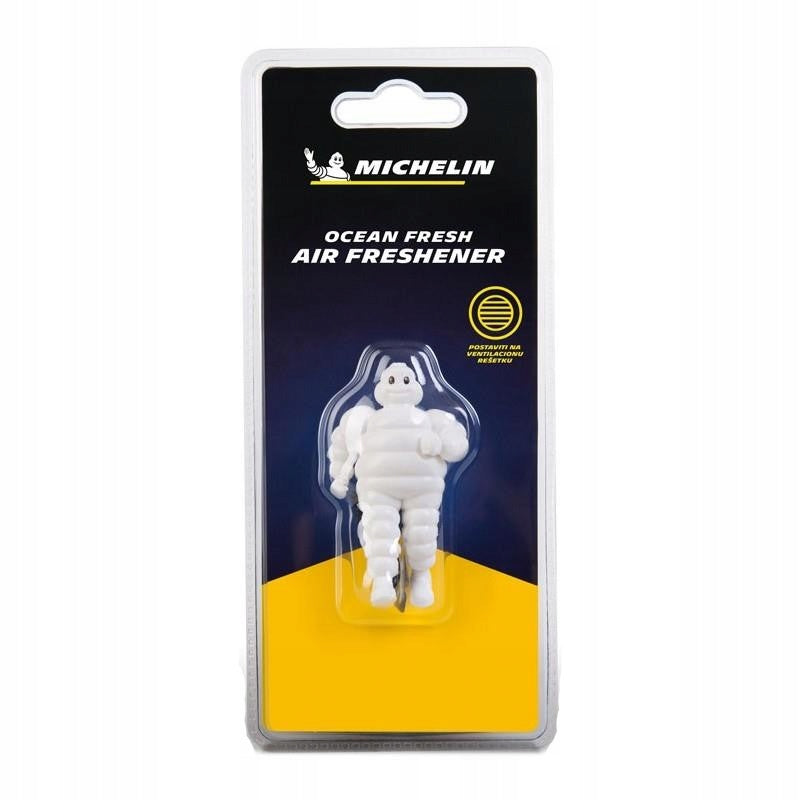 MICHELIN CAR AIR FRESHENER 3D SMELL OCEAN FRESH ON CHECKERED Packaging status original