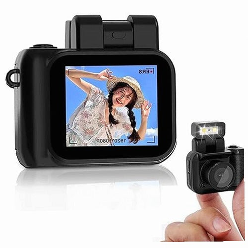 MICRO DIGITAL CAMERA RETRO 1080P HD COMPACT KEYCHAIN FOR KIDS HOME