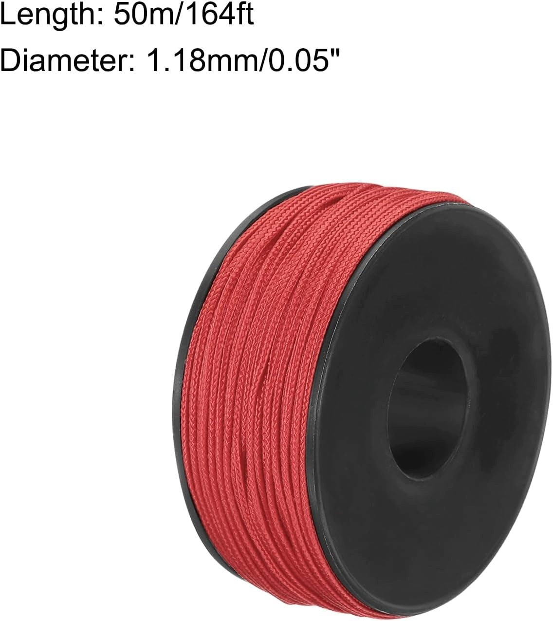 MICRO PARACORD ROPE 1,18 MM 164 M 45 KG POLYESTER RED Manufacturer code PARACORD LINA MICRO 1,18MM 164M 45KG POL