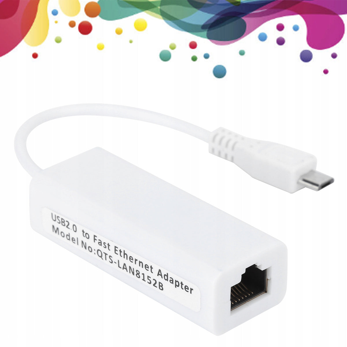 MICRO USB LAN ADAPTER RJ45 ETHERNET NETWORK CARD FOR RASPBERRY PI ZERO 1.3/W Packaging status original