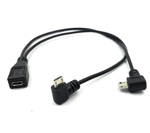MICRO USB SPLITTER 1 FOR 2 FEMALE CABLE MALE CHARGING MALE FOR HOME