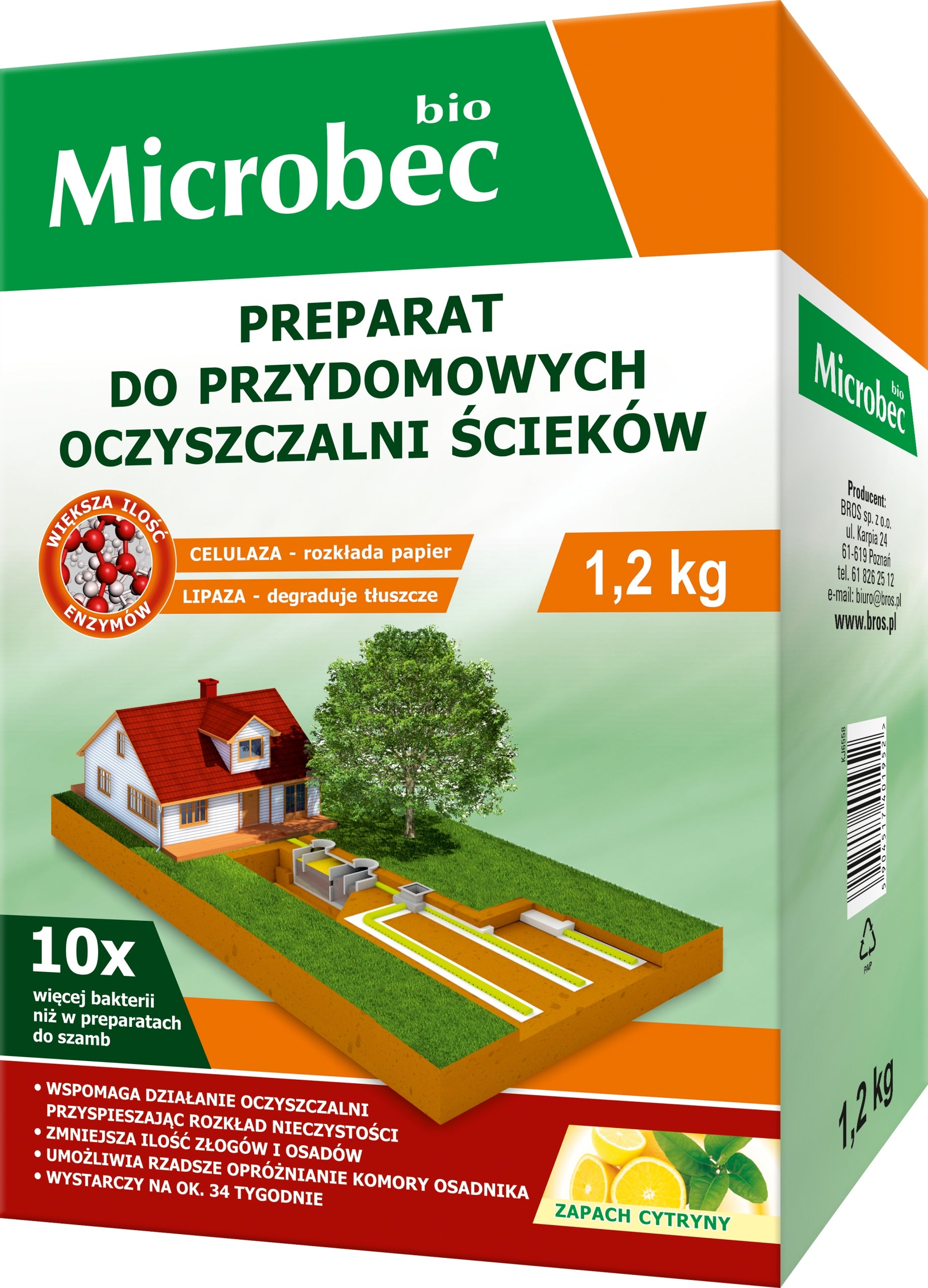 MICROBEC BIO Activator for home sewage treatment plants 1,2 kg