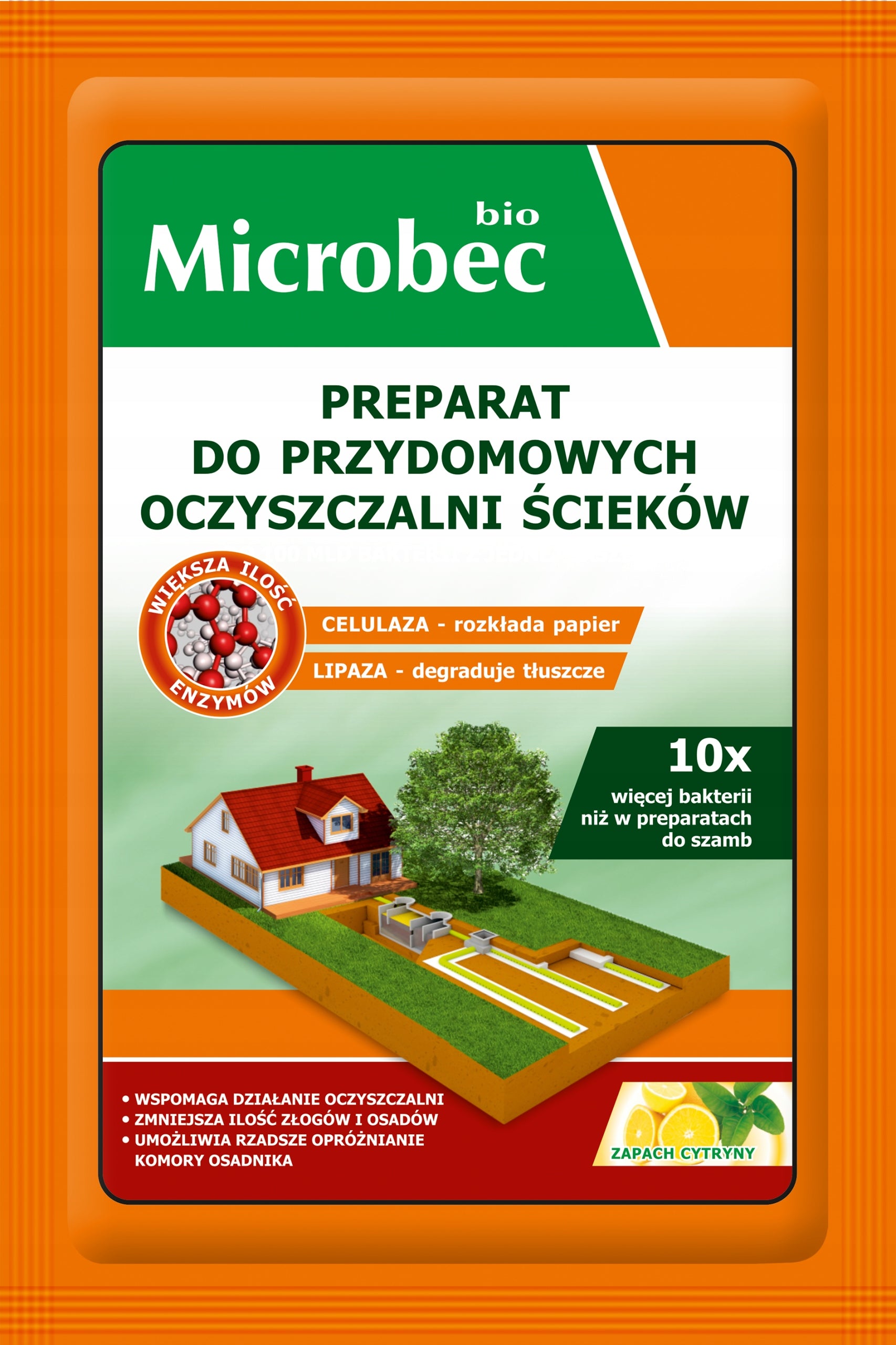 MICROBEC BIO Activator for home sewage treatment plants 35g x 18 pcs. EAN (GTIN) 5904517268753