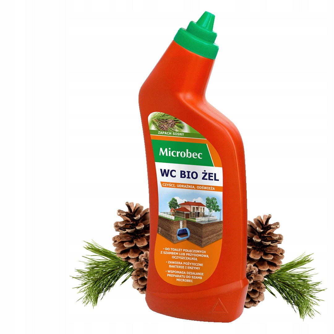 MICROBEC ULTRA bacteria for septic tank 1kg + BIO GEL WC 500 ml Manufacturer code 1811
