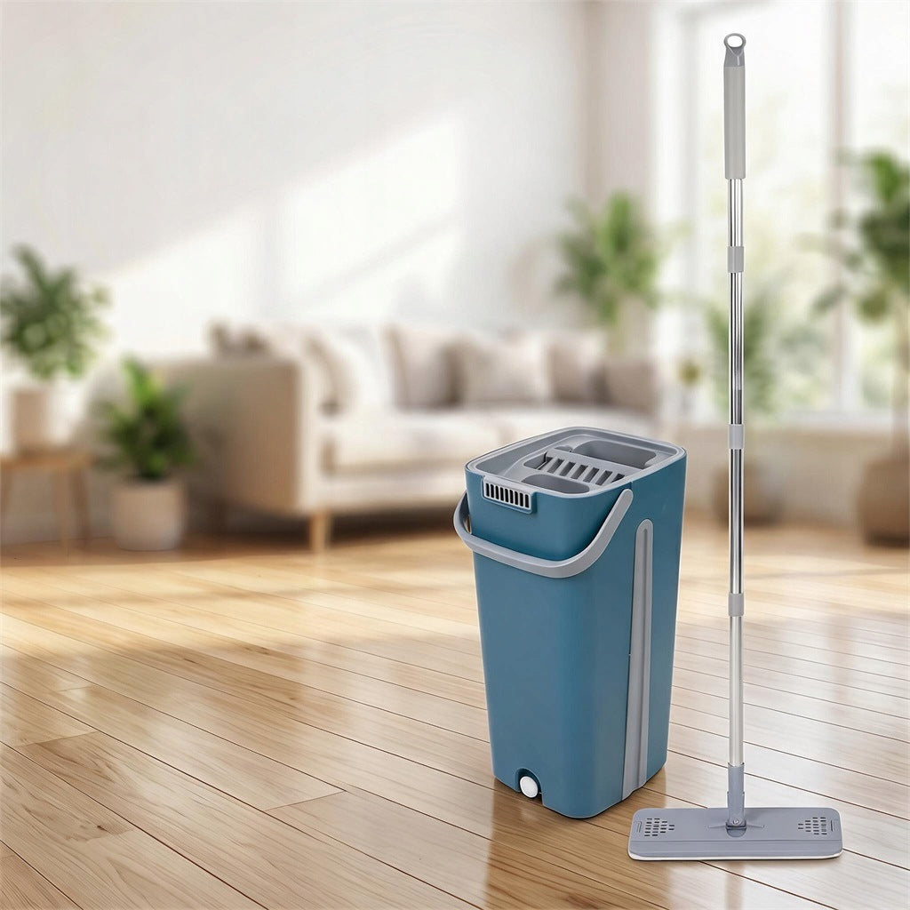 MICROFIBER BLUE MOP WITH BUCKET FOR WINDOW AND WALL FLOORS Manufacturer code S22