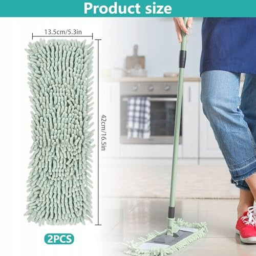 MICROFIBER CHENILLE FLAT MOP FOR HOME CLEANING SET OF 2 PILLOWCASES Manufacturer code SWC5908201115781