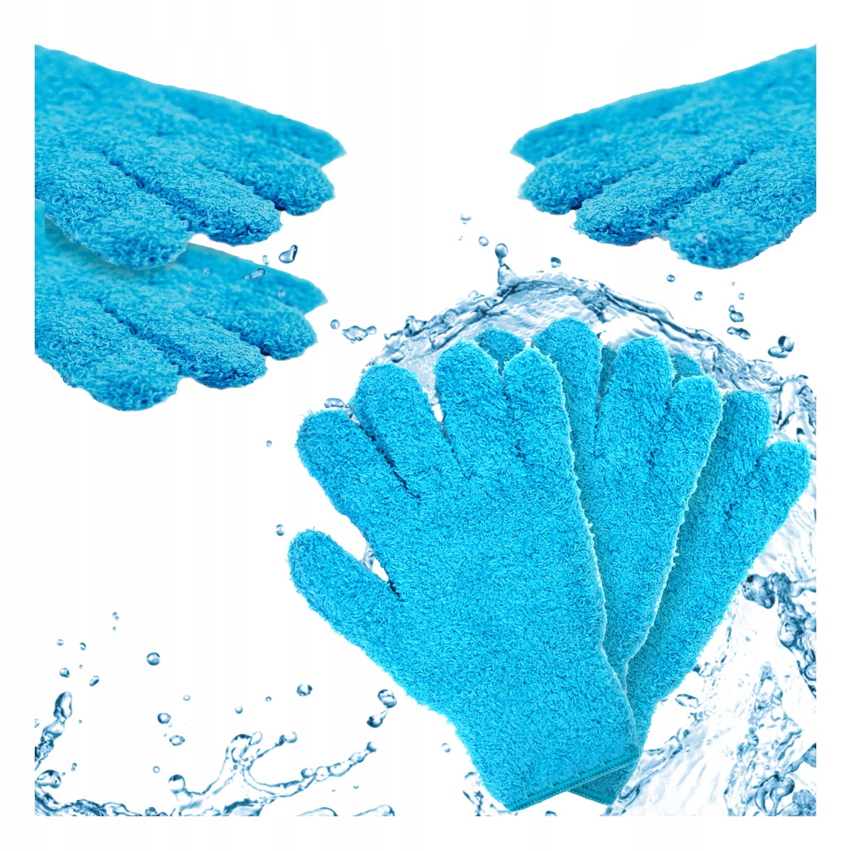 MICROFIBER CLEANING GLOVE FOR CAR PLANT DUST UNIVERSAL FOR HOME Packaging status original