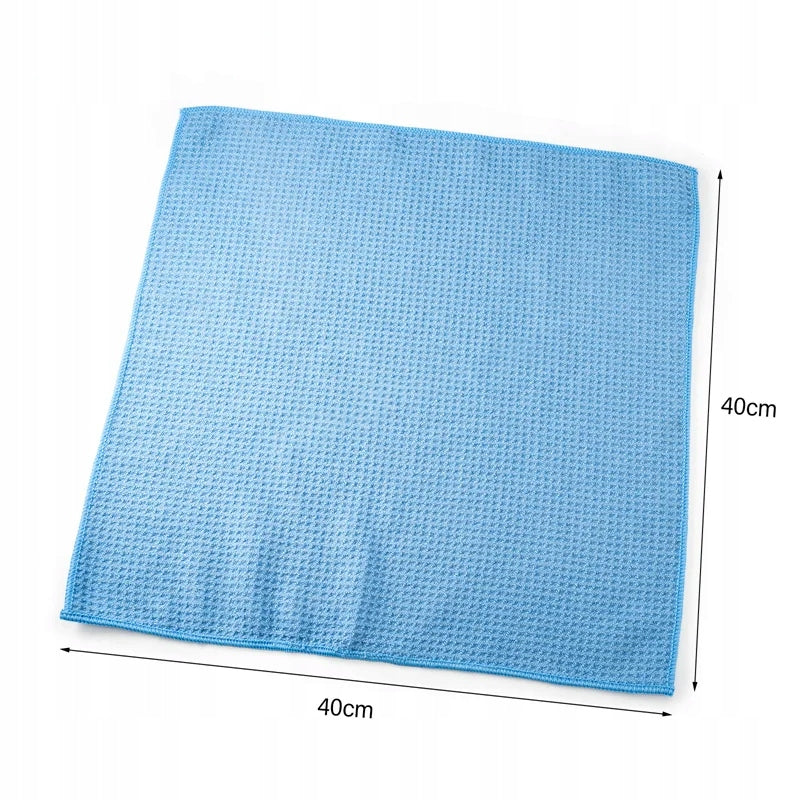 MICROFIBER CLOTH TOWEL FOR WIPING WINDOW DRYING CARS 400GSM 40x40 Packaging status original