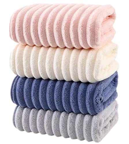 MICROFIBER FACE TOWELS 35X75 CM SET OF 4 QUICK-DRYING Brand no brand