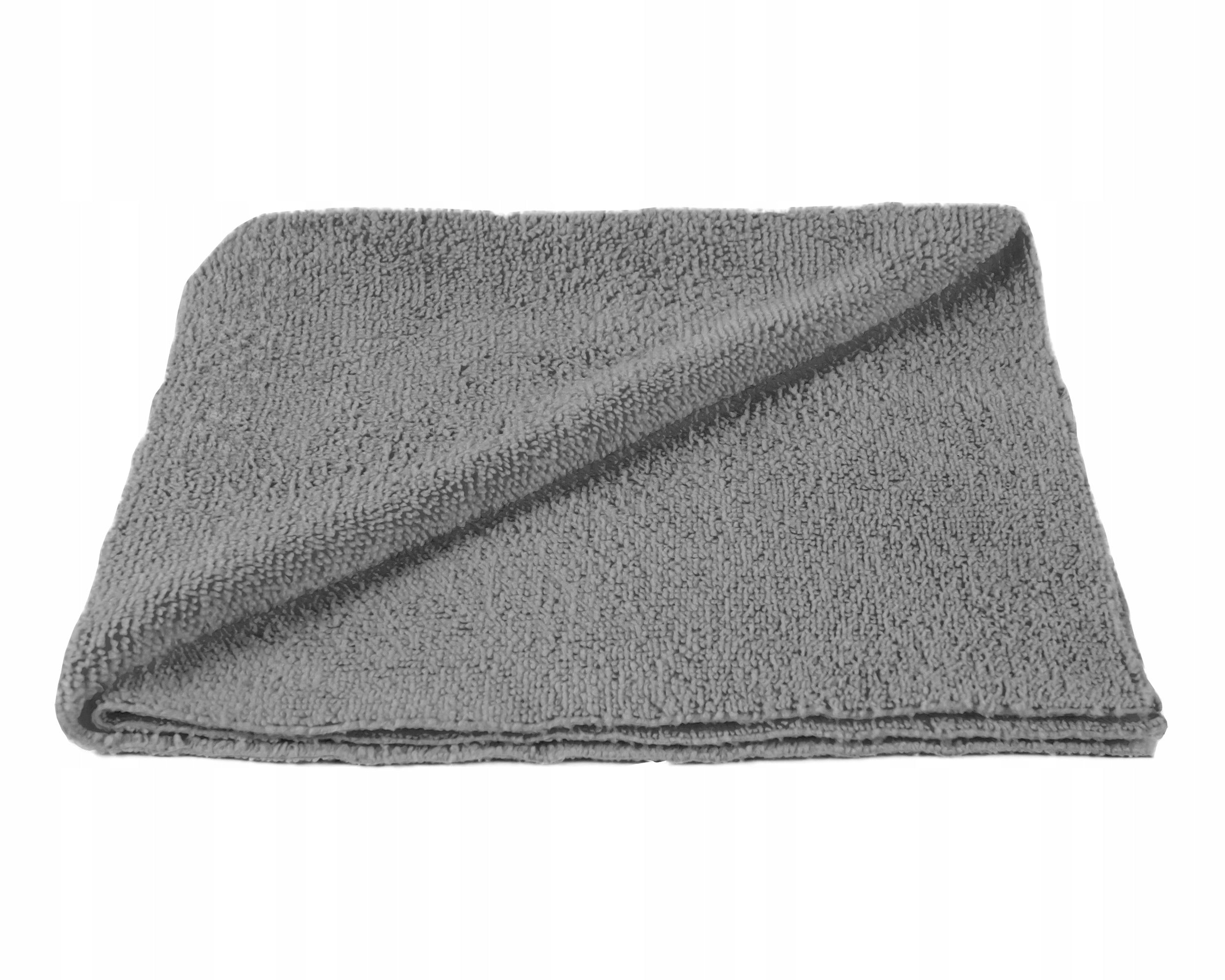 MICROFIBER POLISHING DRYING TOWEL FOR CAR GREY