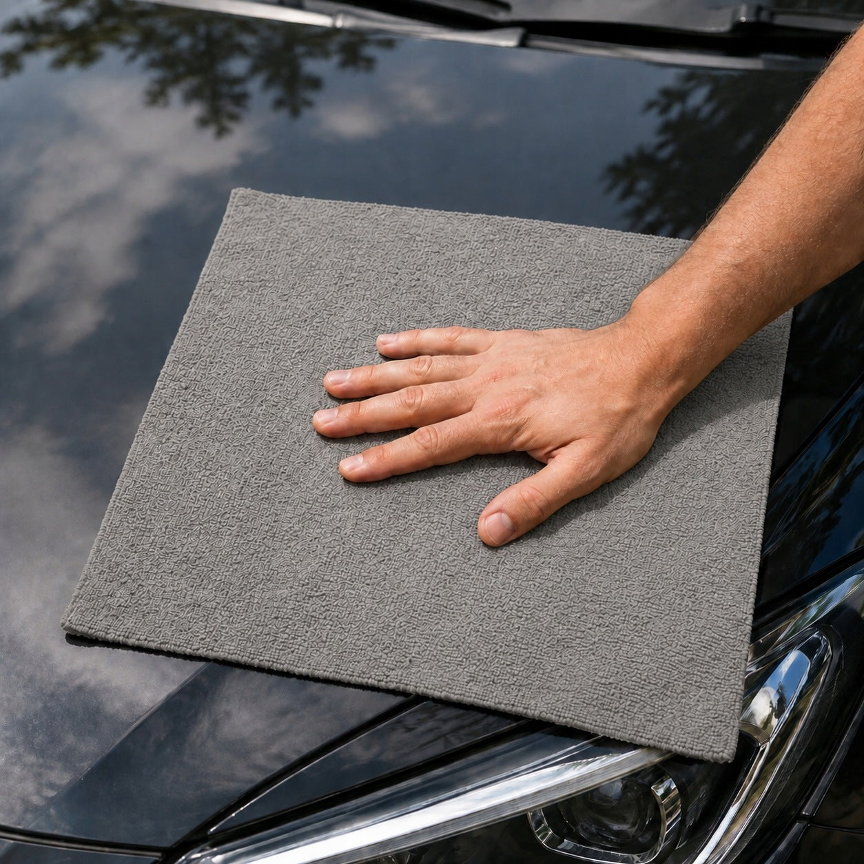 MICROFIBER TOWEL FOR POLISHING CAR DEHUMIDIFICATION 300GSM 40X40cm Packaging status original