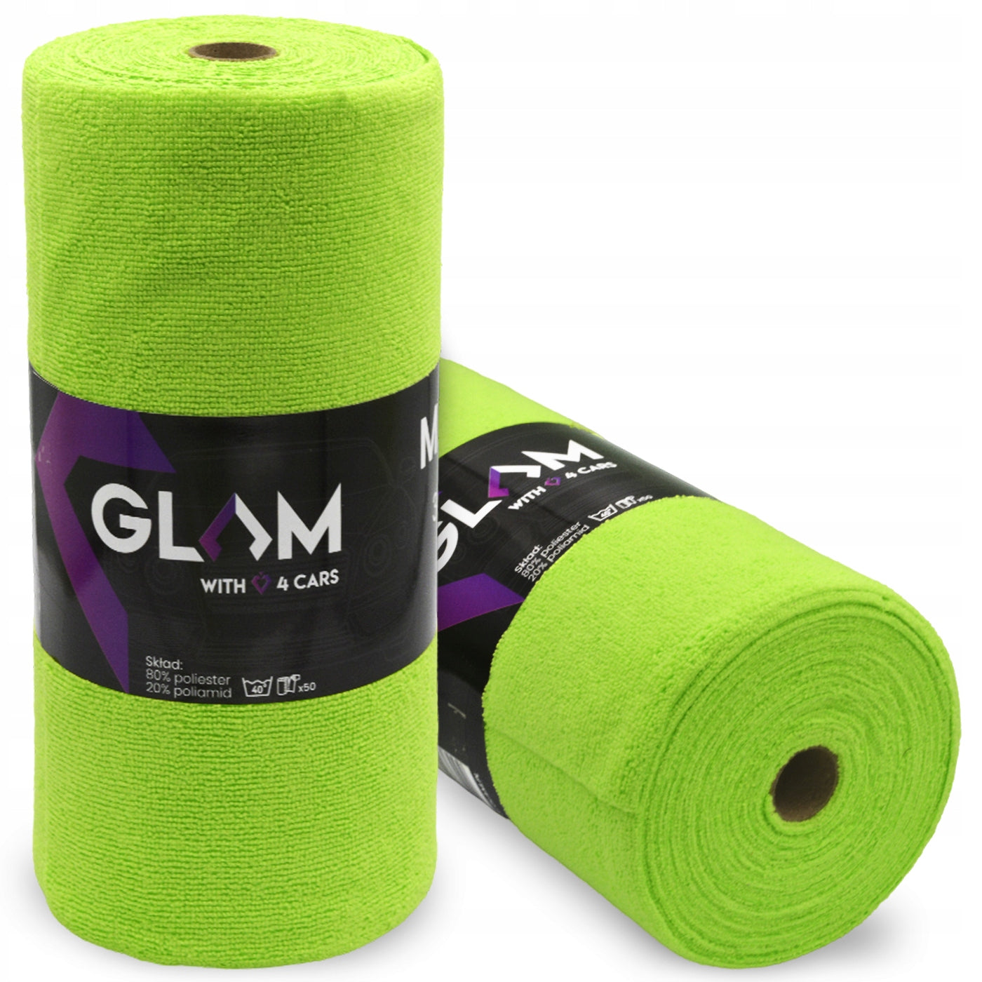 MICROFIBER TOWELS ON ROLL SEAMLESS CLOTHS MICROFIBER 30x30cm 50pcs