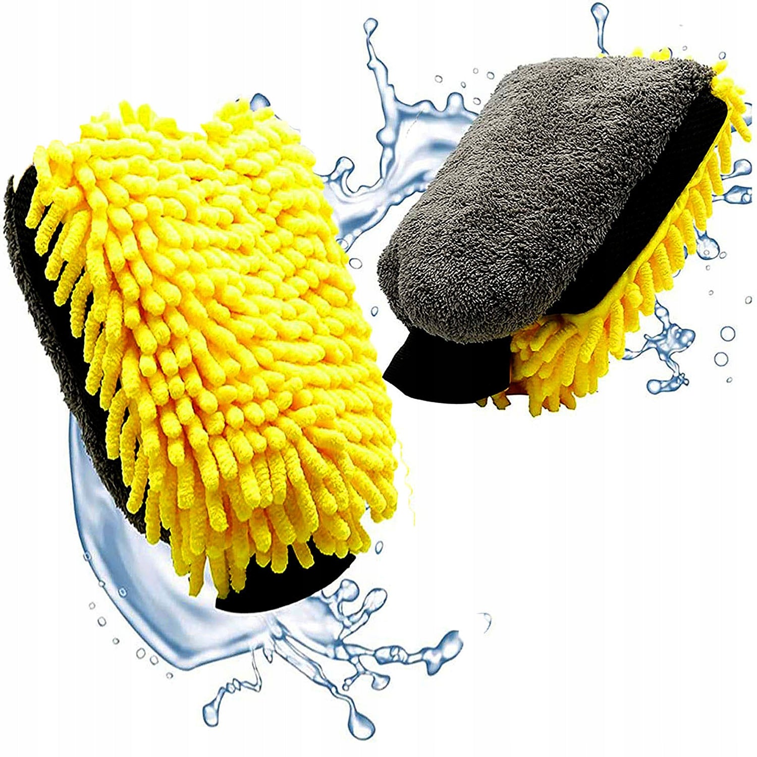 MICROFIBER WASHING CLOTH GLOVE FOR CAR CLEANING