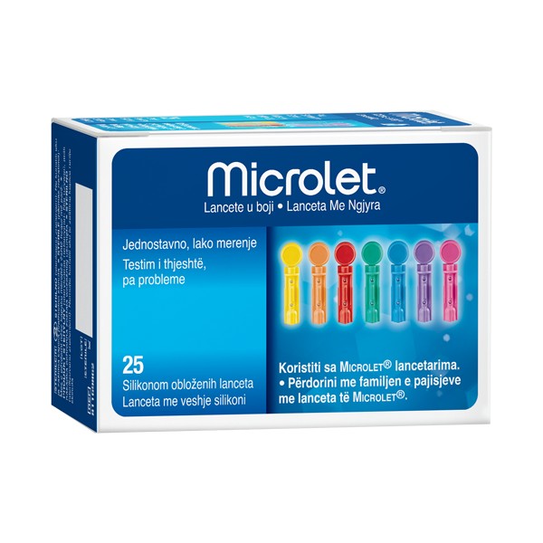 MICROLET Lancets x 25 (For Contour Plus, ContourTS)