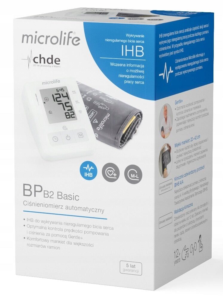 MICROLIFE BP B2 Basic blood pressure monitor Medical device no