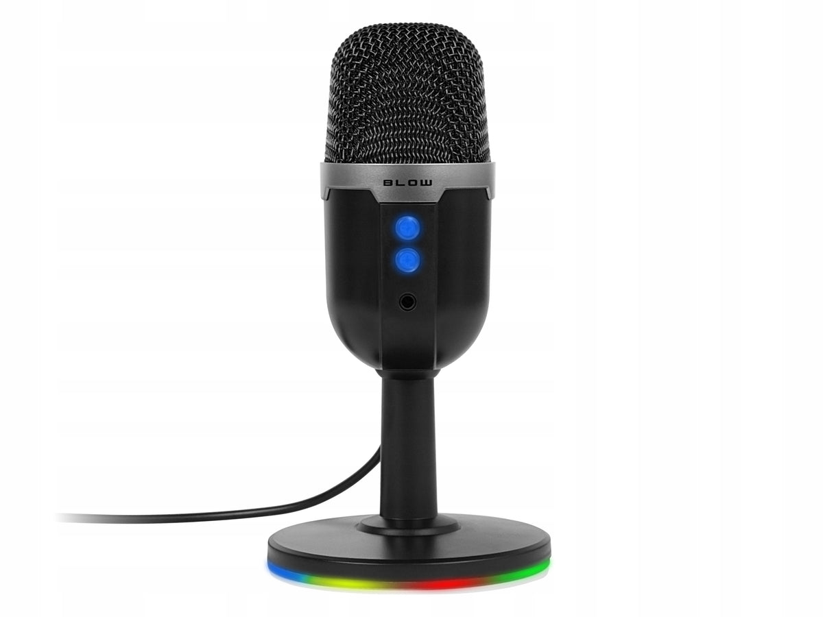 MICROPHONE FOR COMPUTER CONDENSER GAMING STUDIO KARAOKE USB LED RGB Manufacturer code 550378001