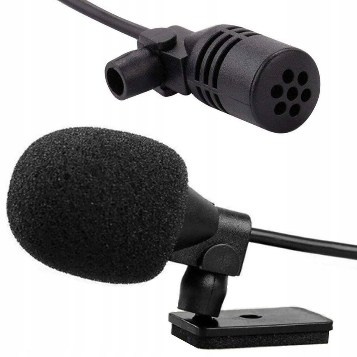 MICROPHONE FOR RADIO/GPS/DVD CAR WITH CLIP/TAPE PLUG 2,5mm CABLE 3 m Brand no brand