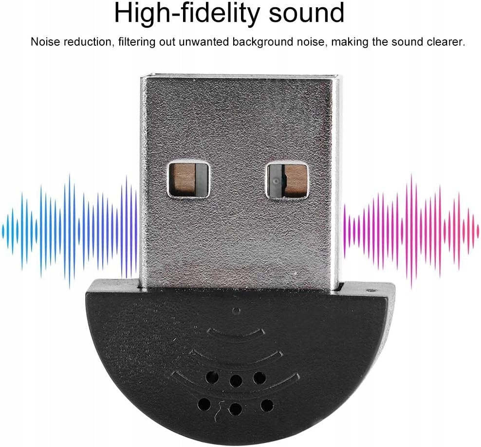 MICROPHONE USB COMPUTER STUDIO RECORDING MULTIDIRECTIONAL BLACK Manufacturer code MIKROFON USB STUDYJNY 360 MINI CZARNY KO
