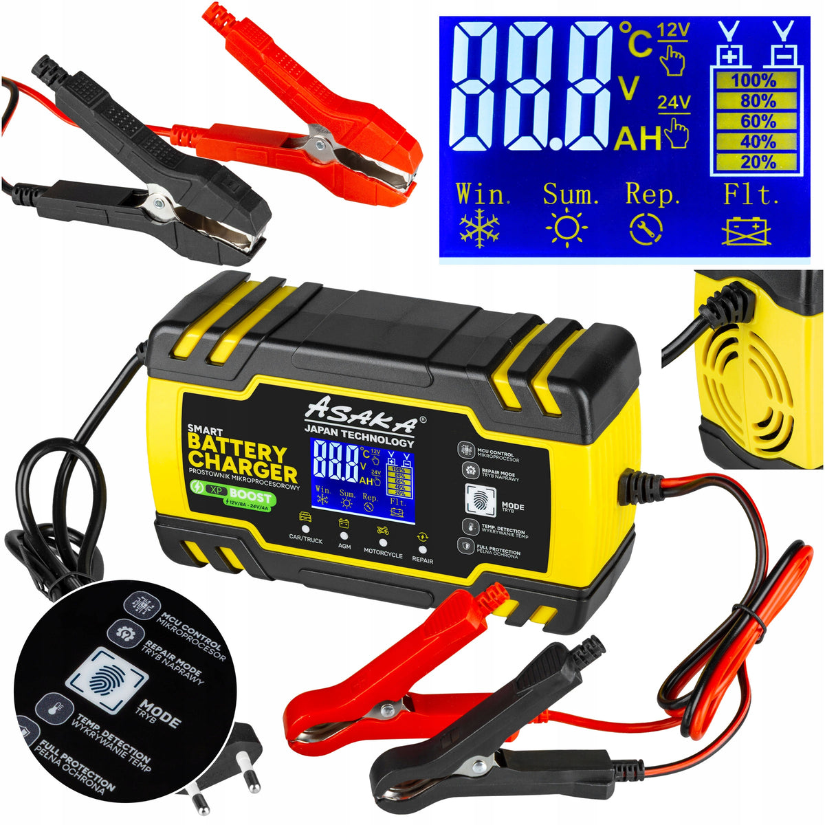 MICROPROCESSOR RECTIFIER CAR Rectifier FOR 12V 24V BATTERY