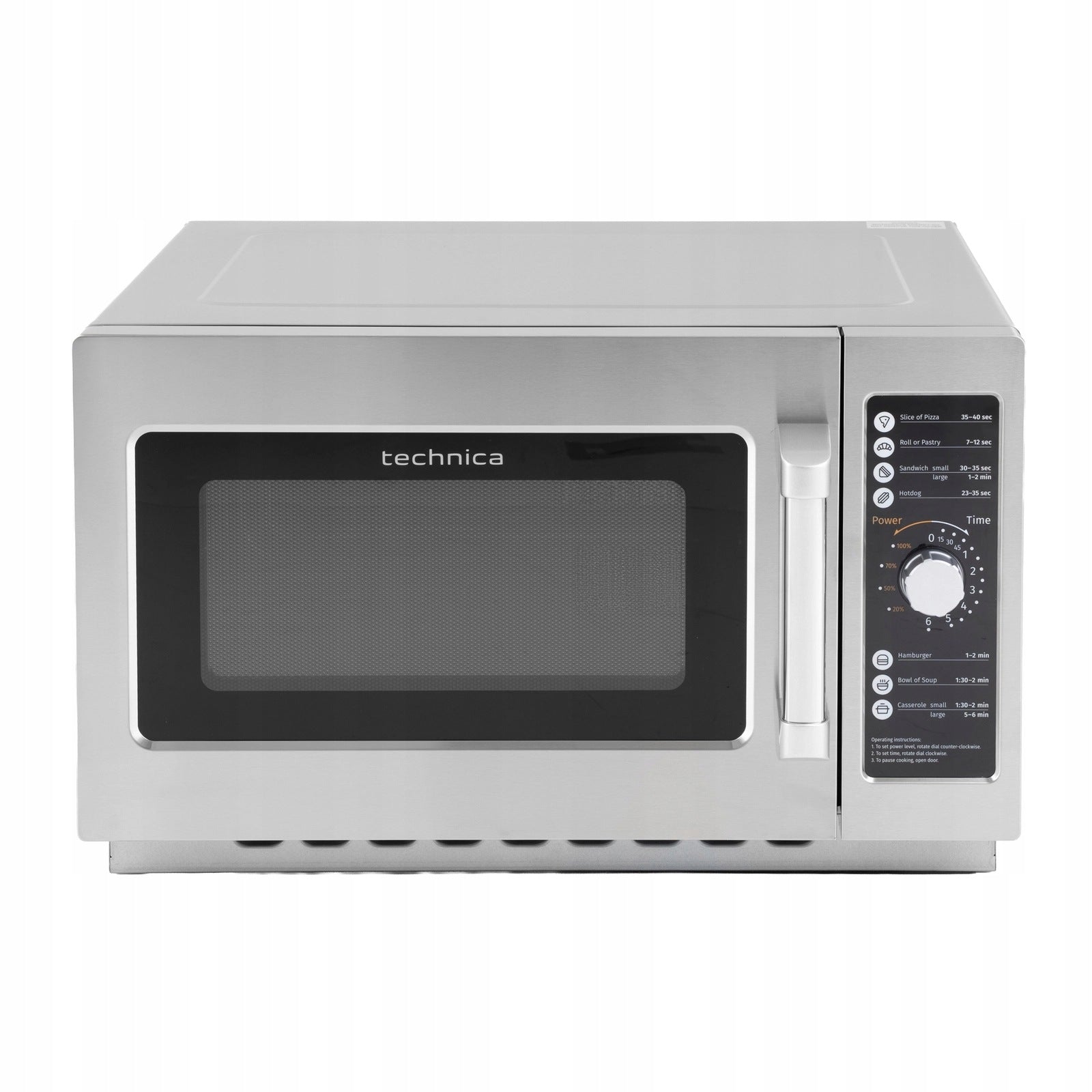 MICROWAVE OVEN 34 L 1,5 KW 553x488x343 MM TECHNICA Model Gold Line
