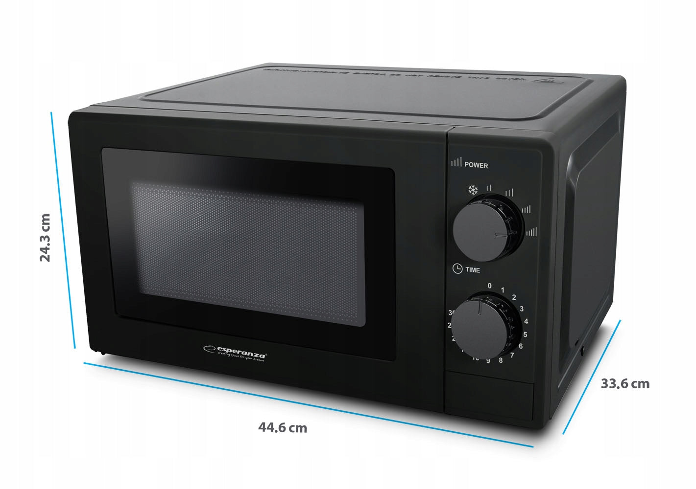 MICROWAVE OVEN ESPERANZA ESTOFADO ECO011K 20 L SIMPLE OPERATION Manufacturer code EKO011K