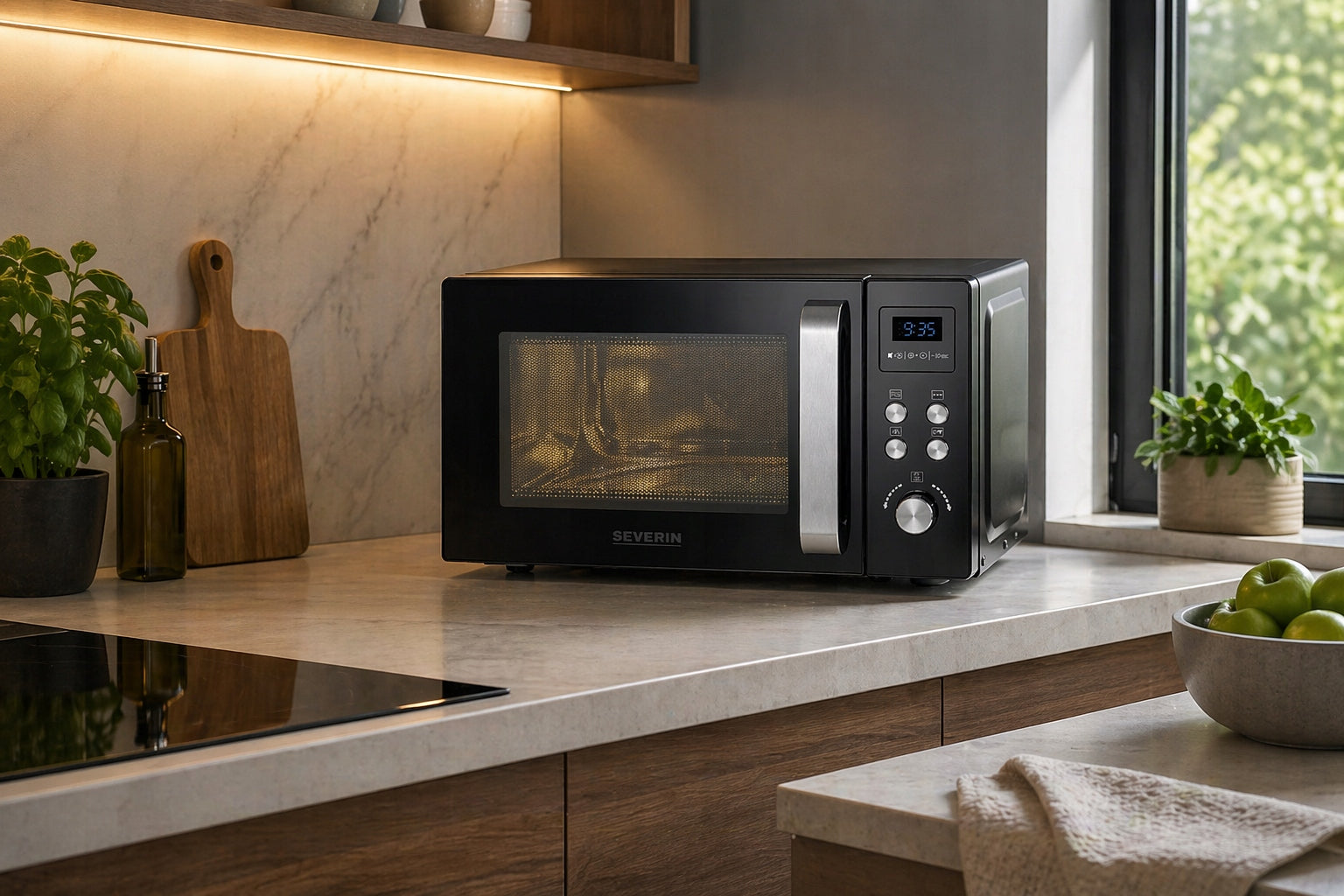 MICROWAVE OVEN MICROWAVE 3IN1 GRILL THERMOCOUPLE 25L 1950W SEVERIN Manufacturer code MW 7752