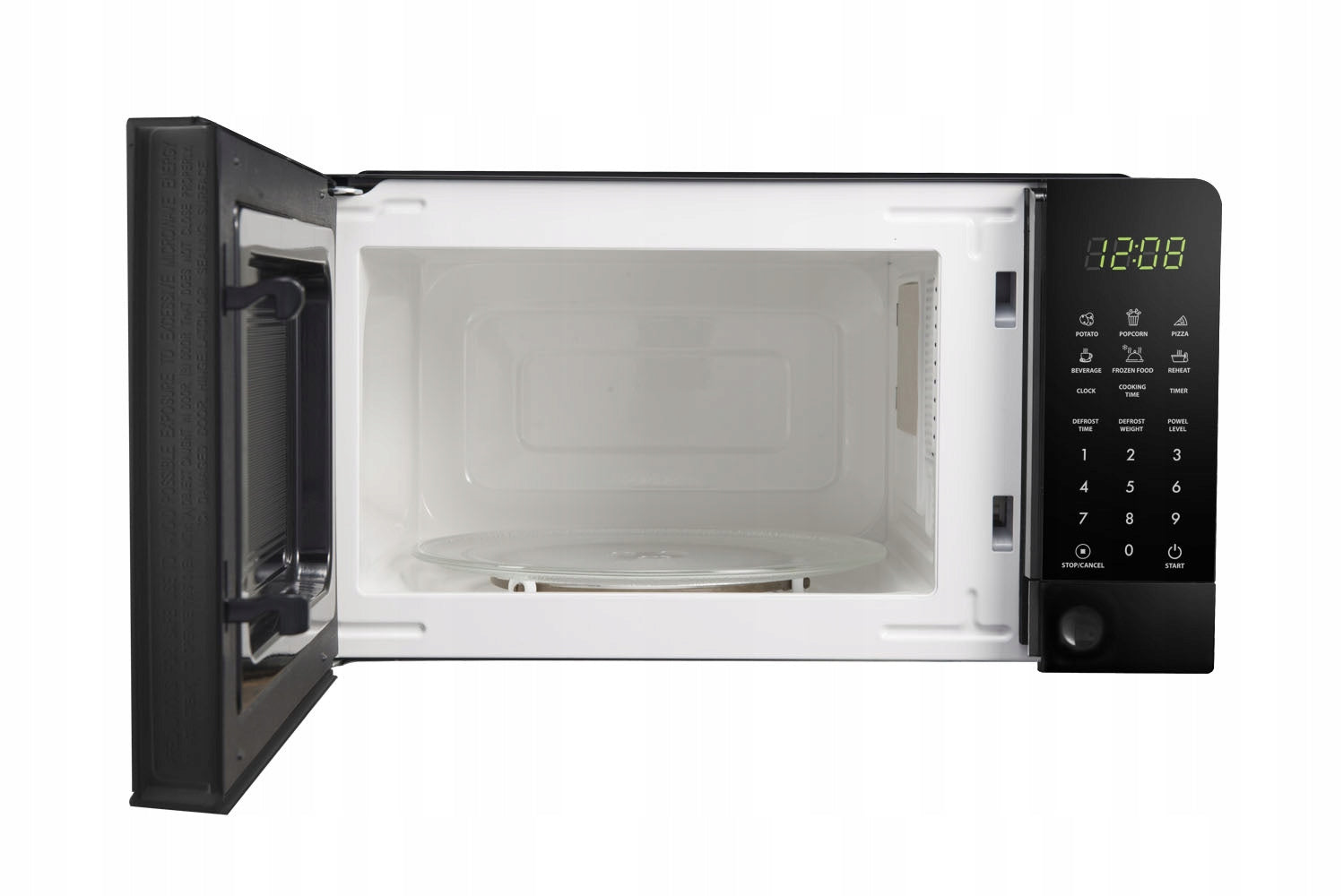 MICROWAVE OVEN Powerful MICROWAVE 20L 1100W 6 programs BLACK LED Manufacturer code 5905388886046