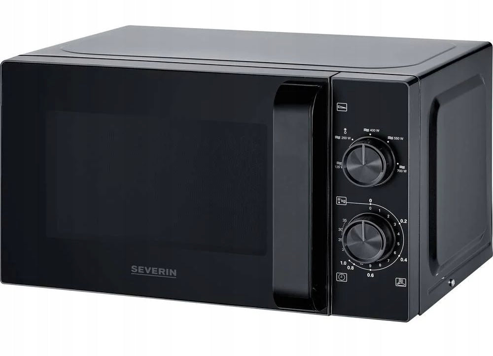 MICROWAVE SOLO 20L 700W BLACK MANUAL 5 POWER LEVELS MW7790 Packaging status original