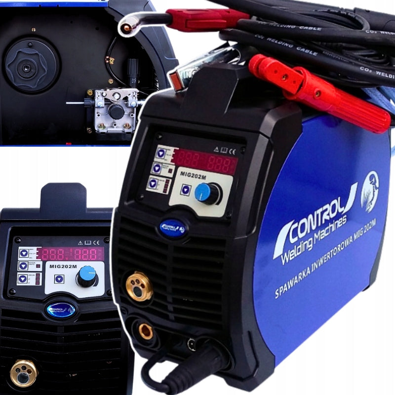 MIG/MAG Control MIG 202M inverter welder for flashing migomat 200A MMA TIG