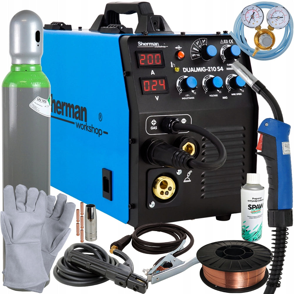 MIG MAG TIG 200A MMA inverter welder