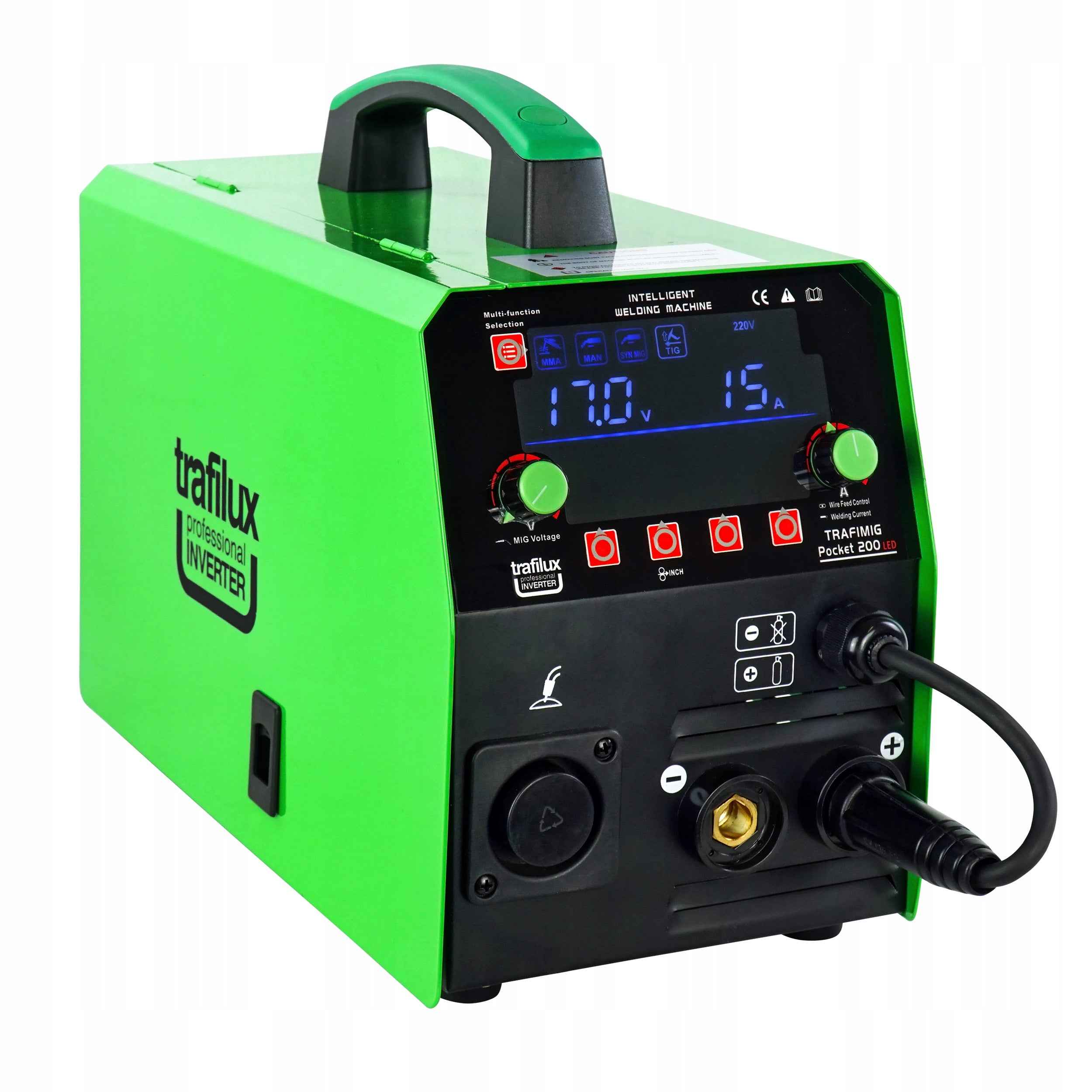 MIG MAG Trafilux 200A Synergy migomat 2T 4T TIG MMA set Brand Trafilux