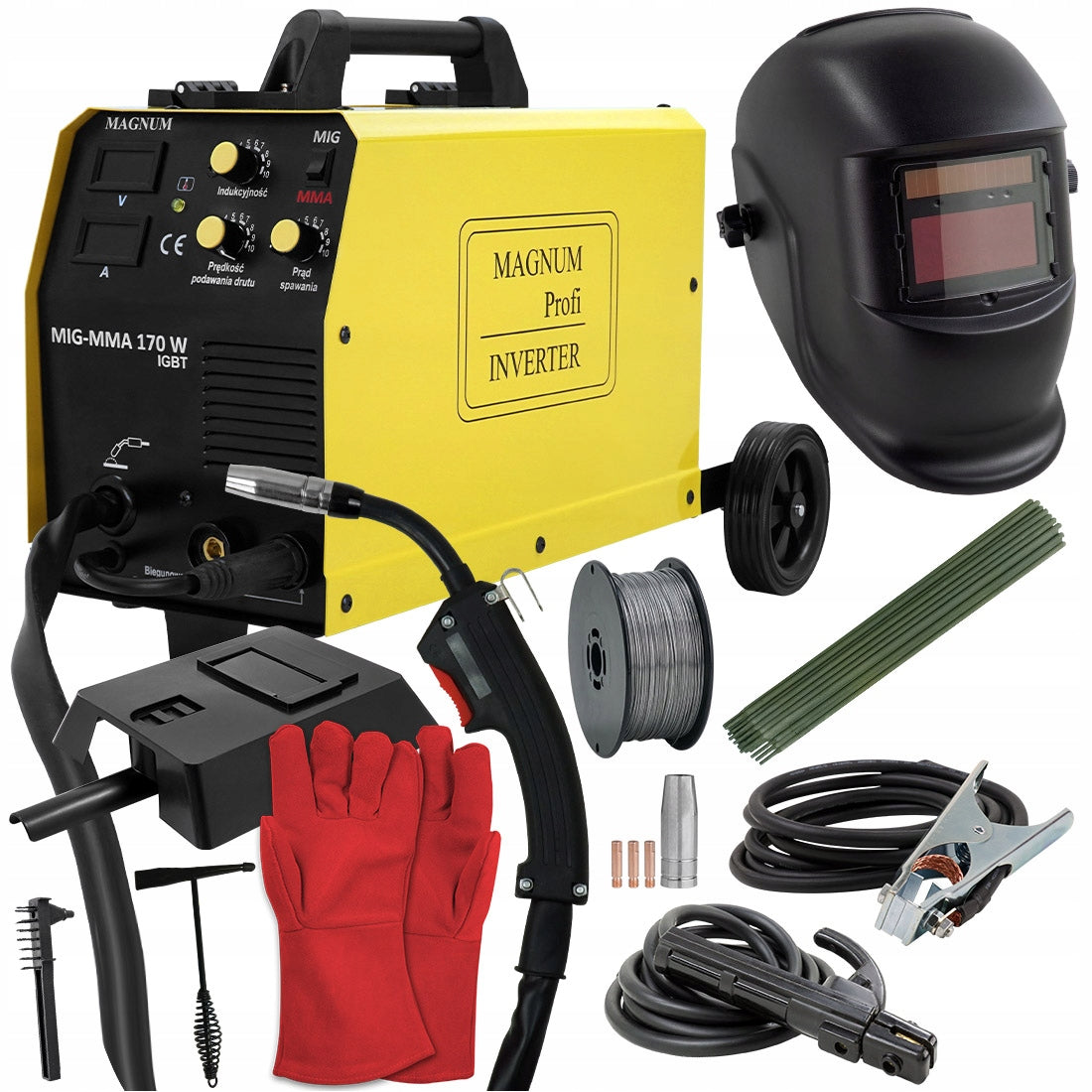 MIG Welder Magnum MIG 170W MMA IGBT MMA FLUX 160A