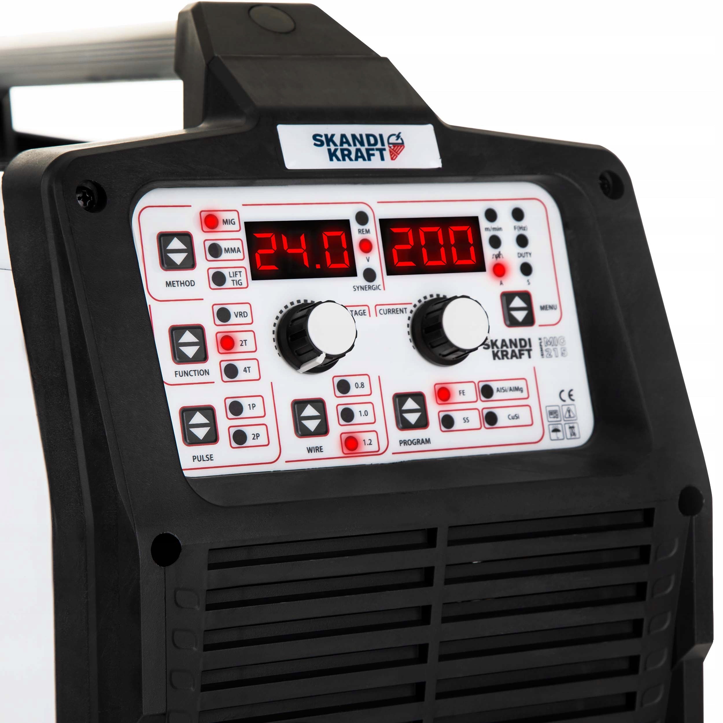 MIGOMAT 200A SYNERGY SOLDERING SKANDI KRAFT MIG 215 MEMORY WELDING MACHINE Brand SKANDI KRAFT