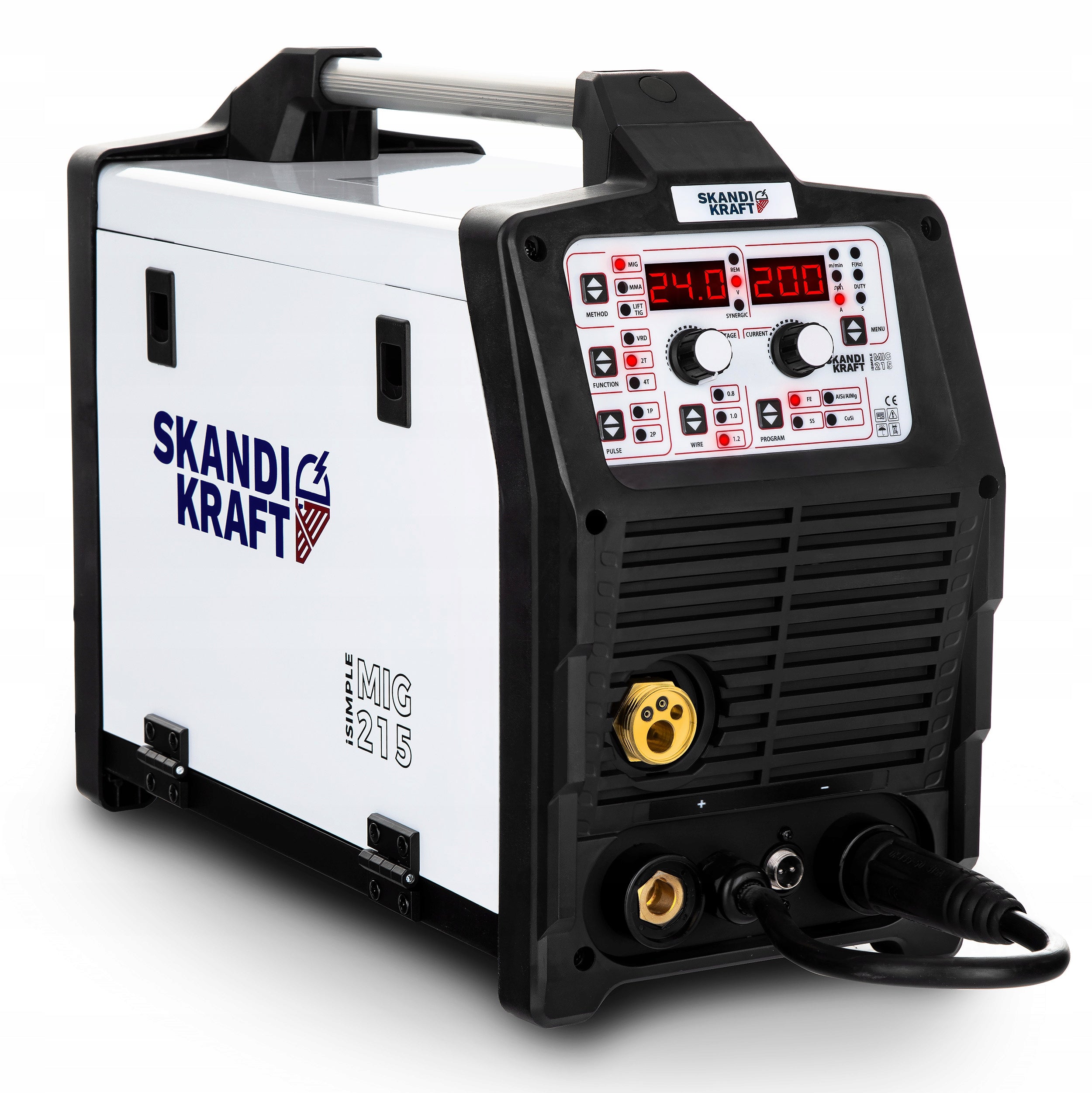 MIGOMAT 200A SYNERGY SOLDERING SKANDI KRAFT MIG 215 MEMORY WELDING MACHINE Manufacturer code iSIMPLE MIG 215