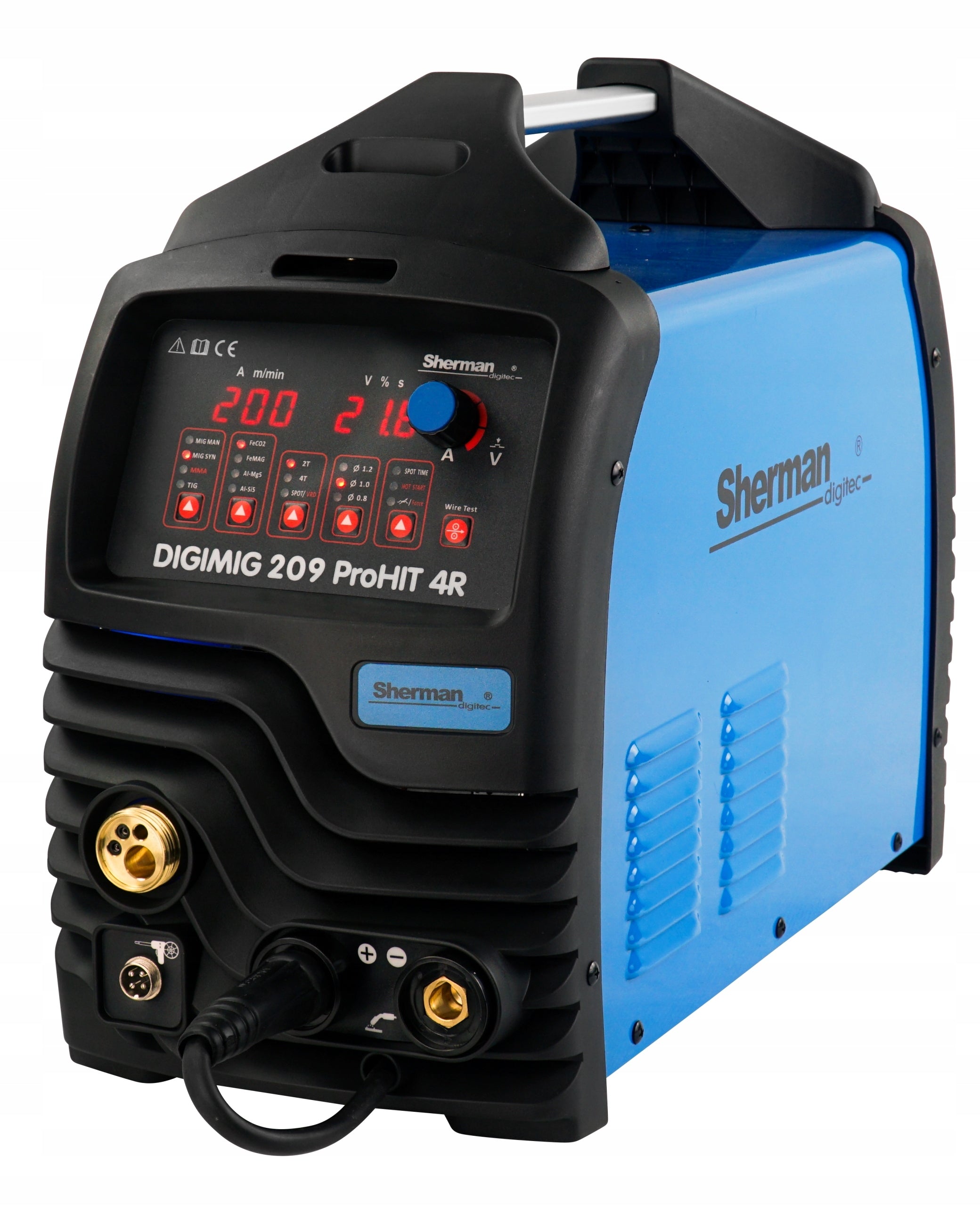MIGOMAT 200A Sherman DIGI MIG 209 Pro HIT ALU Synergy 4R TIG 230V Manufacturer code DIGITIG 209 PROHIT KPW2