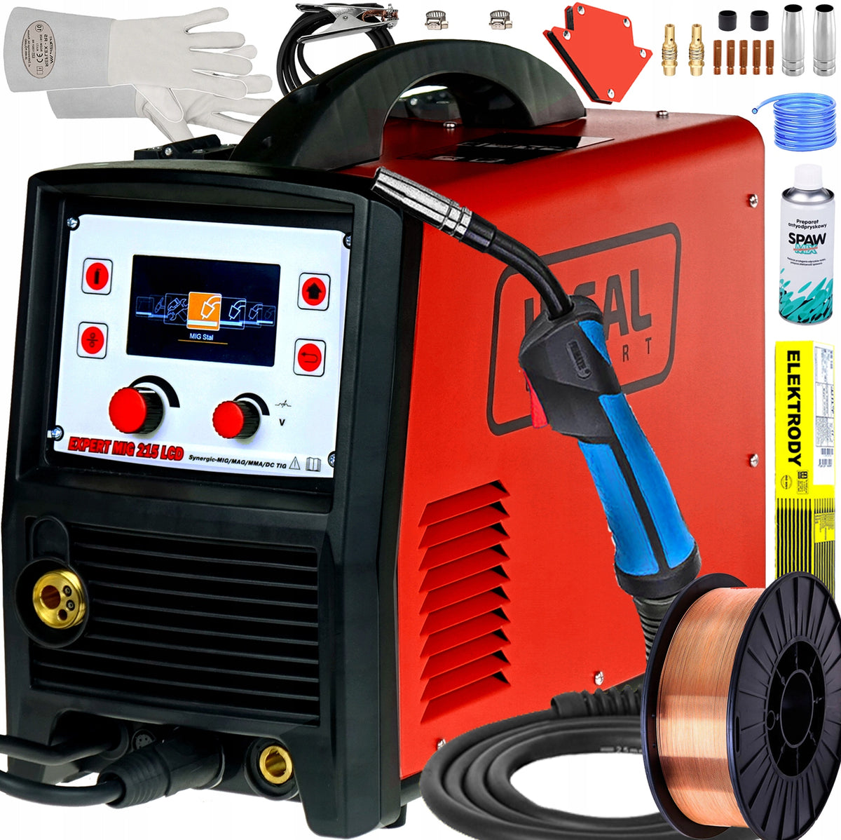 MIGOMAT IDEAL 40-200A 230V LCD FLUX EURO SYNERGY