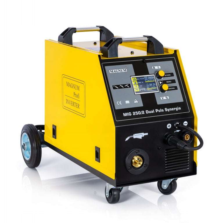 MIGOMAT MIG 250/2 DUAL PULSE SYNERGY WELDING MACHINE 230/400V, 200/250A MAGNUM Brand Magnum