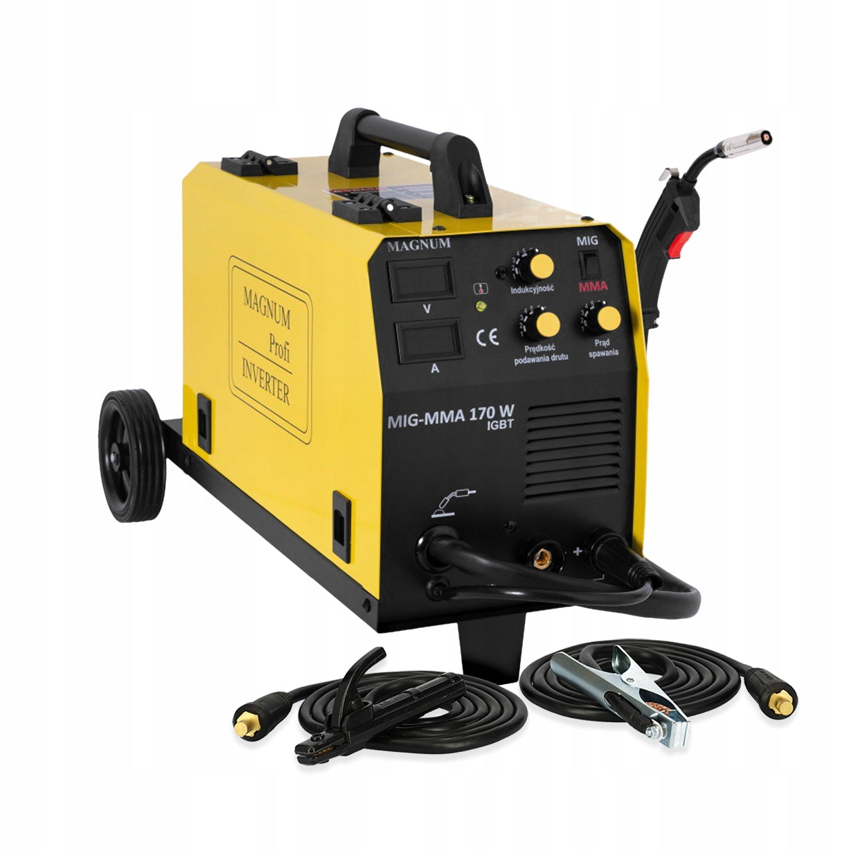 MIGOMAT MIG/MAG 160A IGBT MMA FCAW Magnum MIG 170 inverter welding machine