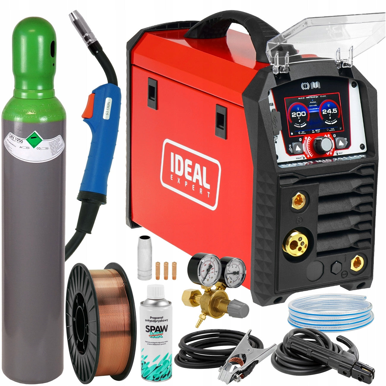 MIGOMAT Synergy Ideal MIG 201 LCD MMA MAG TIG Lift 2T 4T set