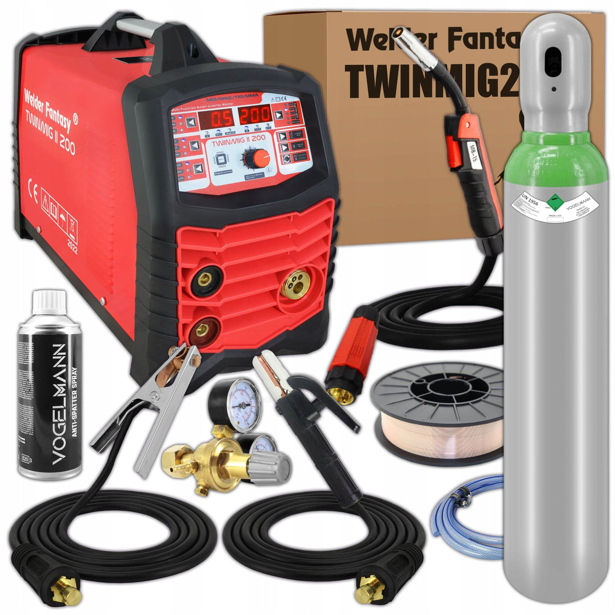 MIGOMAT TWINMIG2 200A TIG MMA welding set
