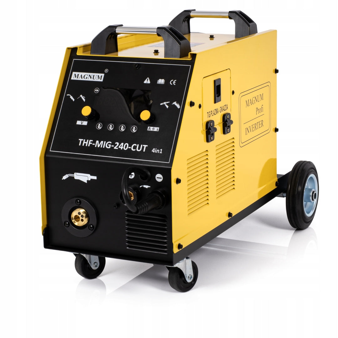 MIGOMAT WELDER PLASMA TIG HF MIG MMA THF MIG 240CUT 4in1 MAGNUM