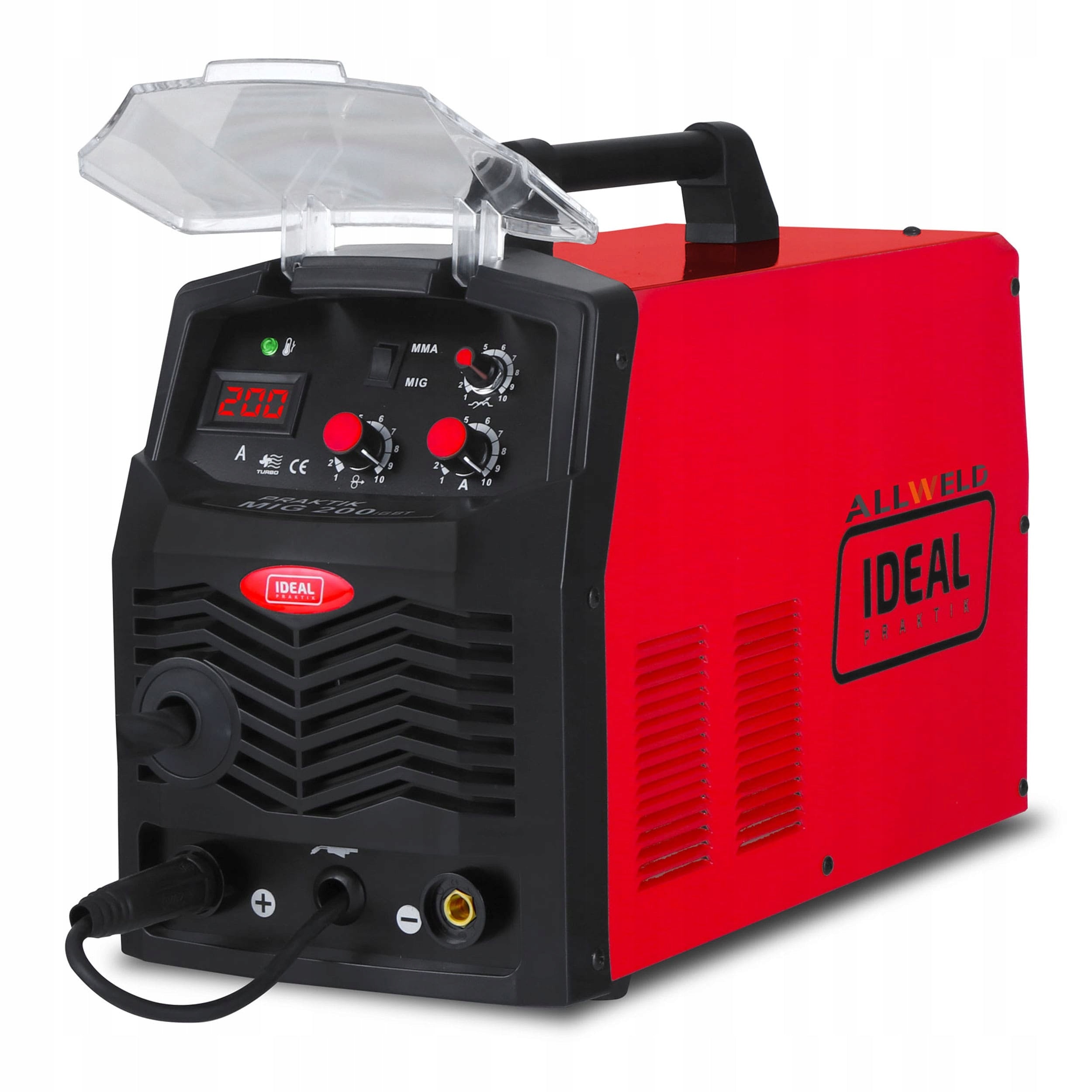 MIGOMAT WELDING MACHINE IDEAL PRAKTIK MIG 200 IGBT MAG MMA 200A 230V SOLDERING Brand Ideal Praktik