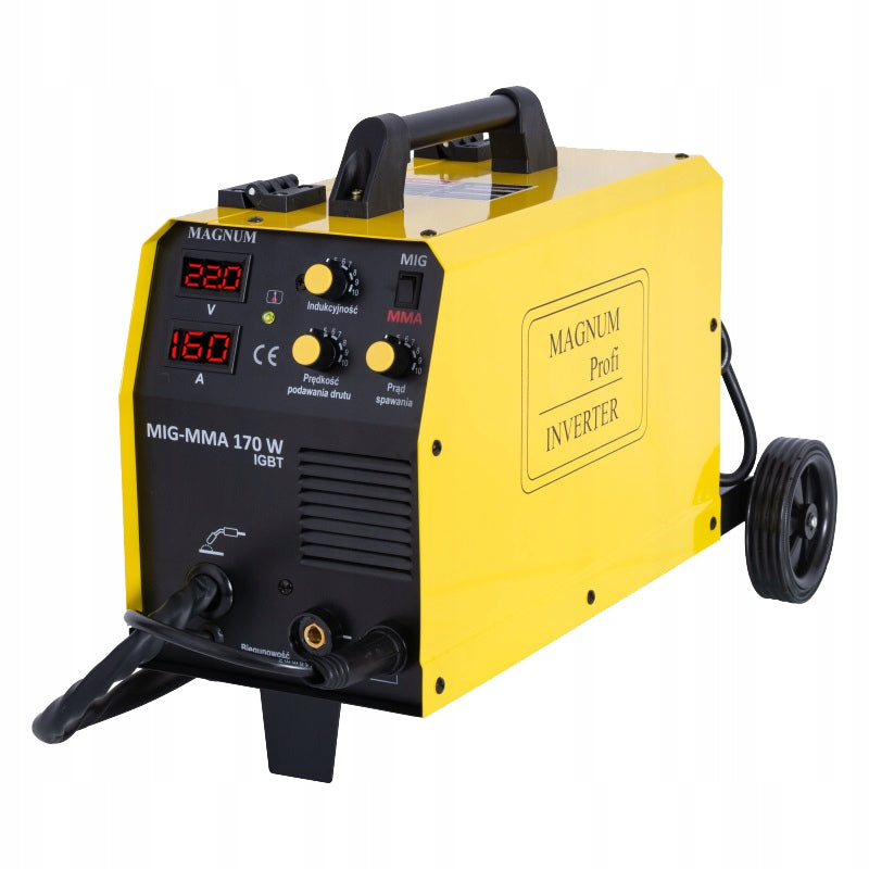 MIGOMAT WELDING MACHINE MAGNUM MIG MAG MMA 170W IGBT 230V Manufacturer code U MI 170W MMA #ZESTAW1AK