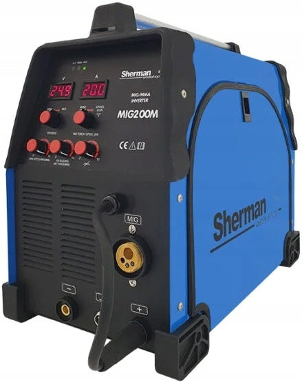 MIGOMAT WELDING MACHINE MIG 200M SHERMAN 200A SOLDERING 3IN1 MMA TIG SET EAN (GTIN) 5904624038522
