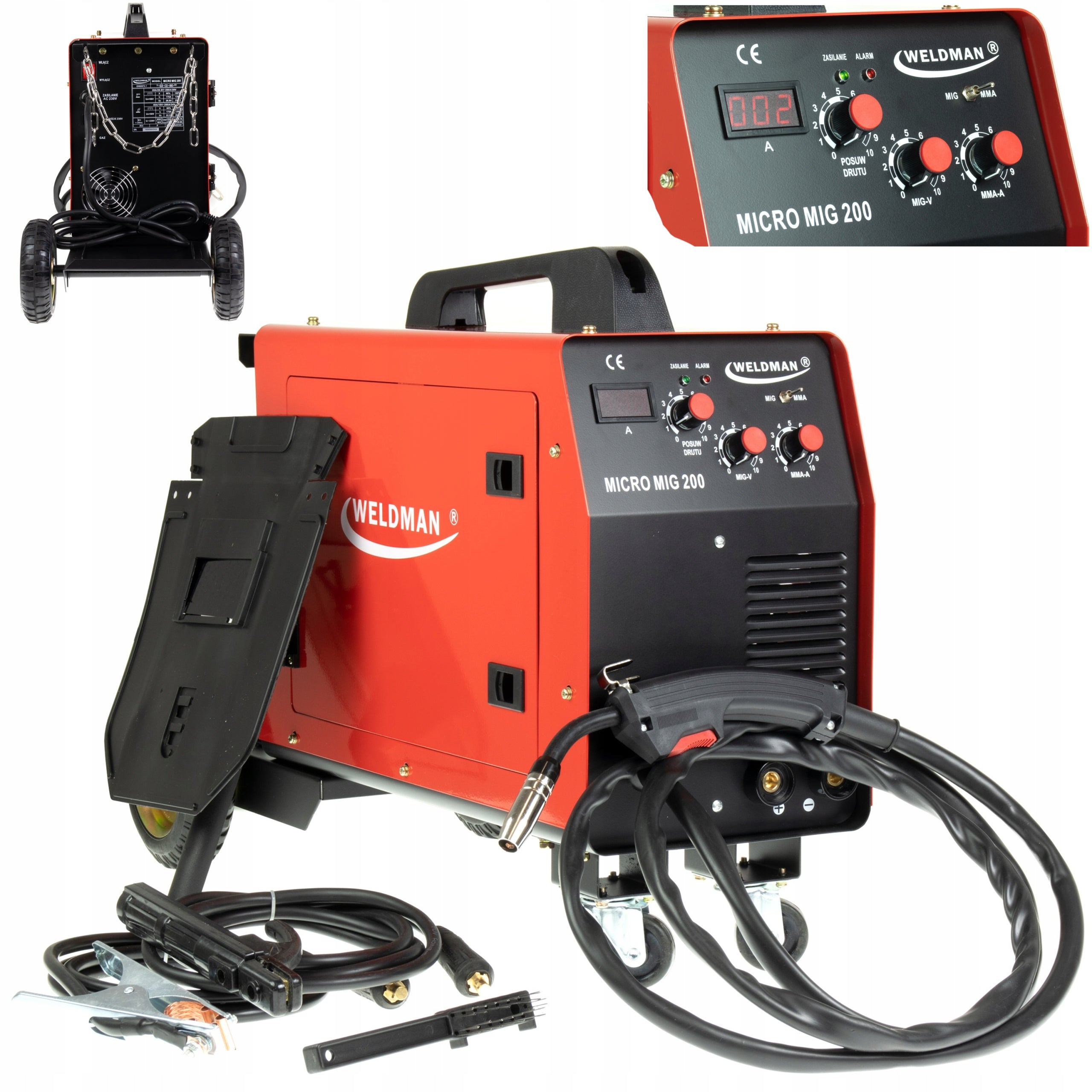 MIGOMAT inverter welding machine 200A 230V MIG MAG MMA FLUX IGBT
