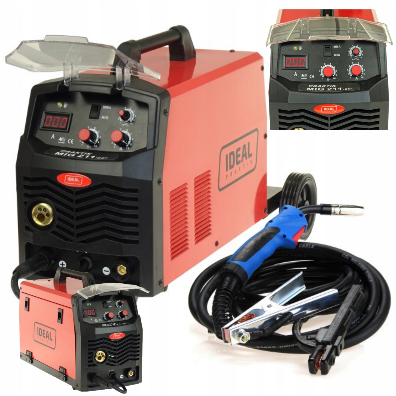 MIGOMAT inverter welding machine PRAKTIK MIG 211 MMA DIGITAL IDEAL 3in1