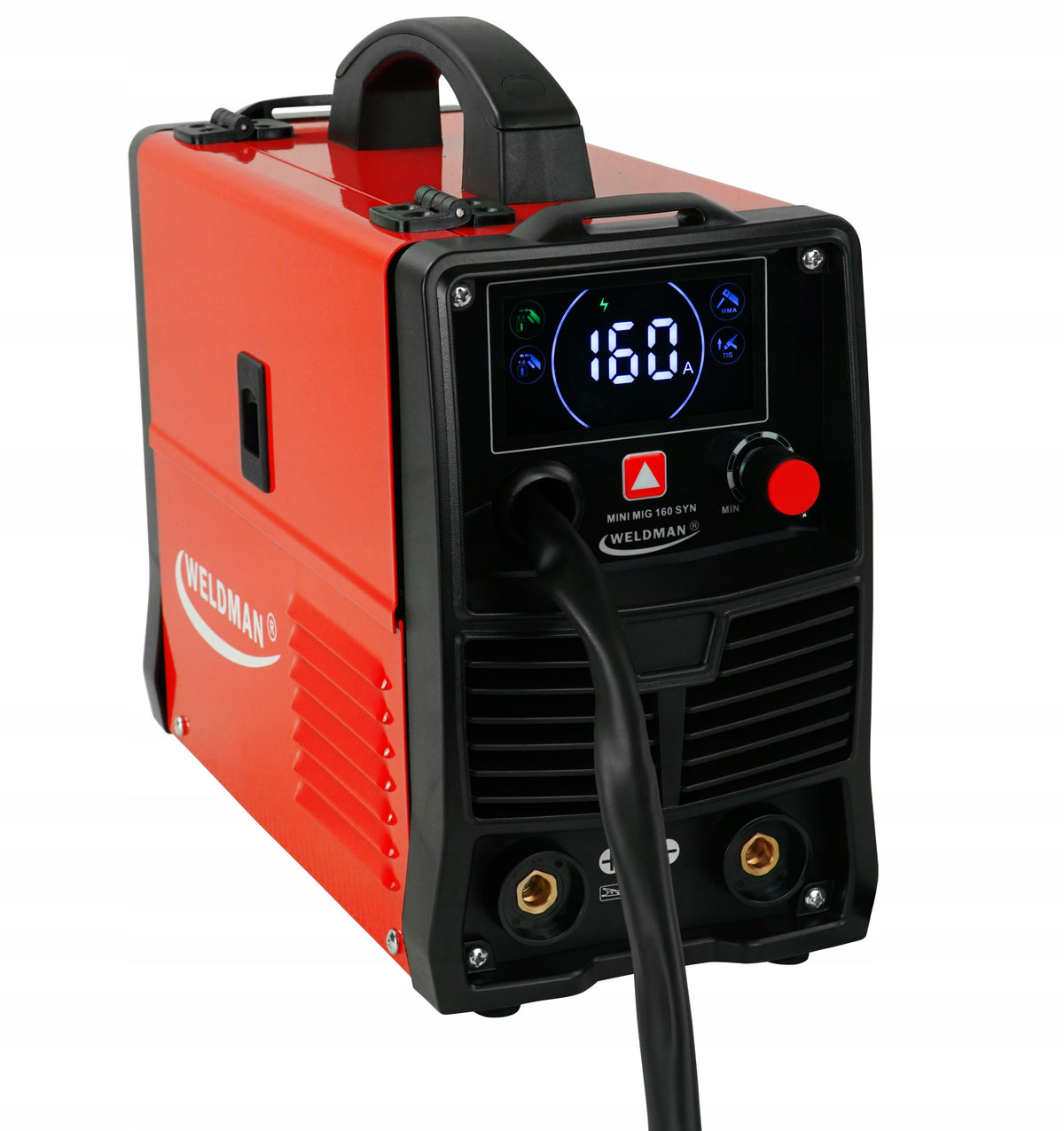 MIGOMAT semi-automatic welder without gas Weldman MIG 160 FCAW FLUX MMA synergy EAN (GTIN) 5902701751838